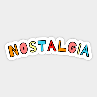 'NOSTALGIA' - Ariel & The Culture Sticker